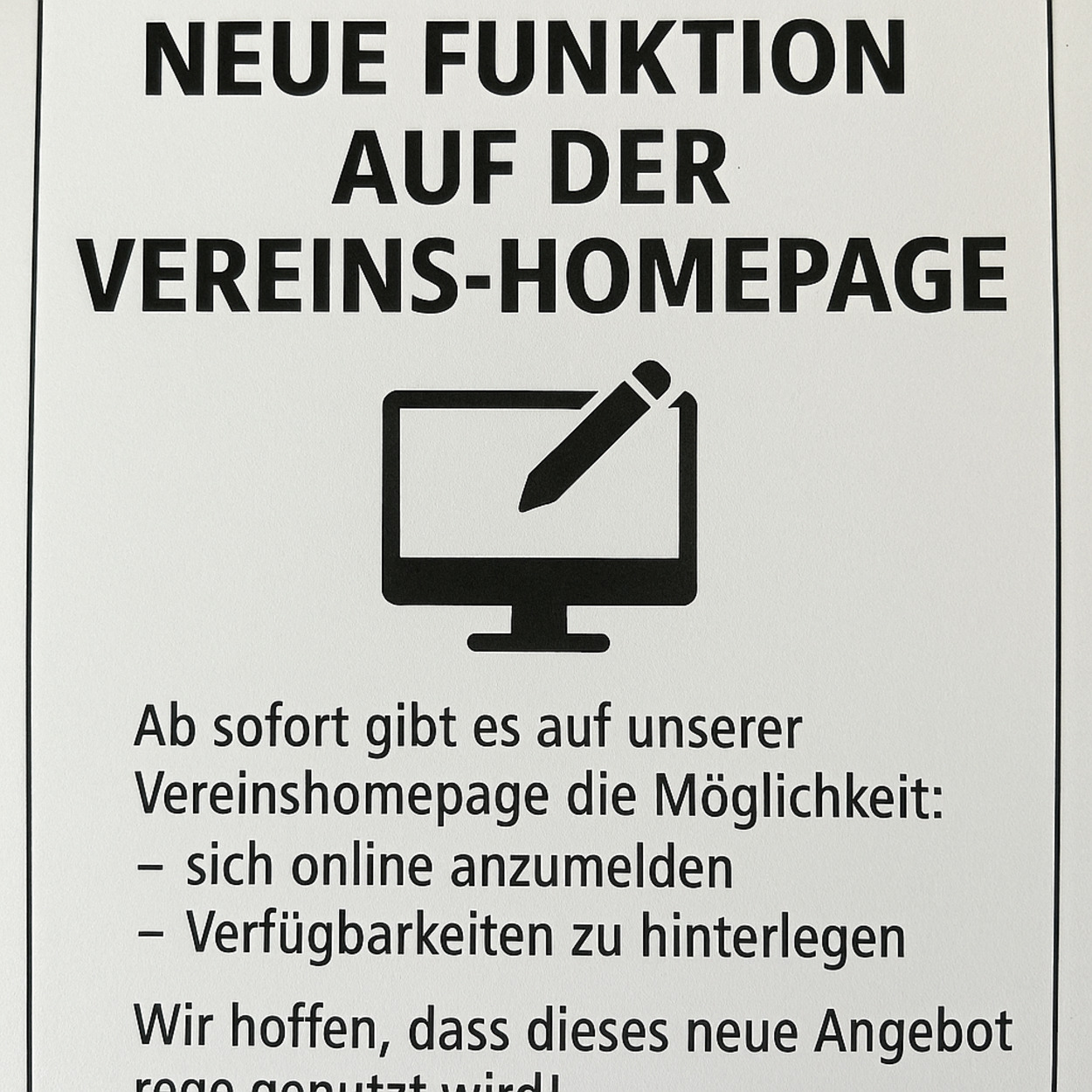 Vereinshilfe - eure Fragen sofort beantwortet
