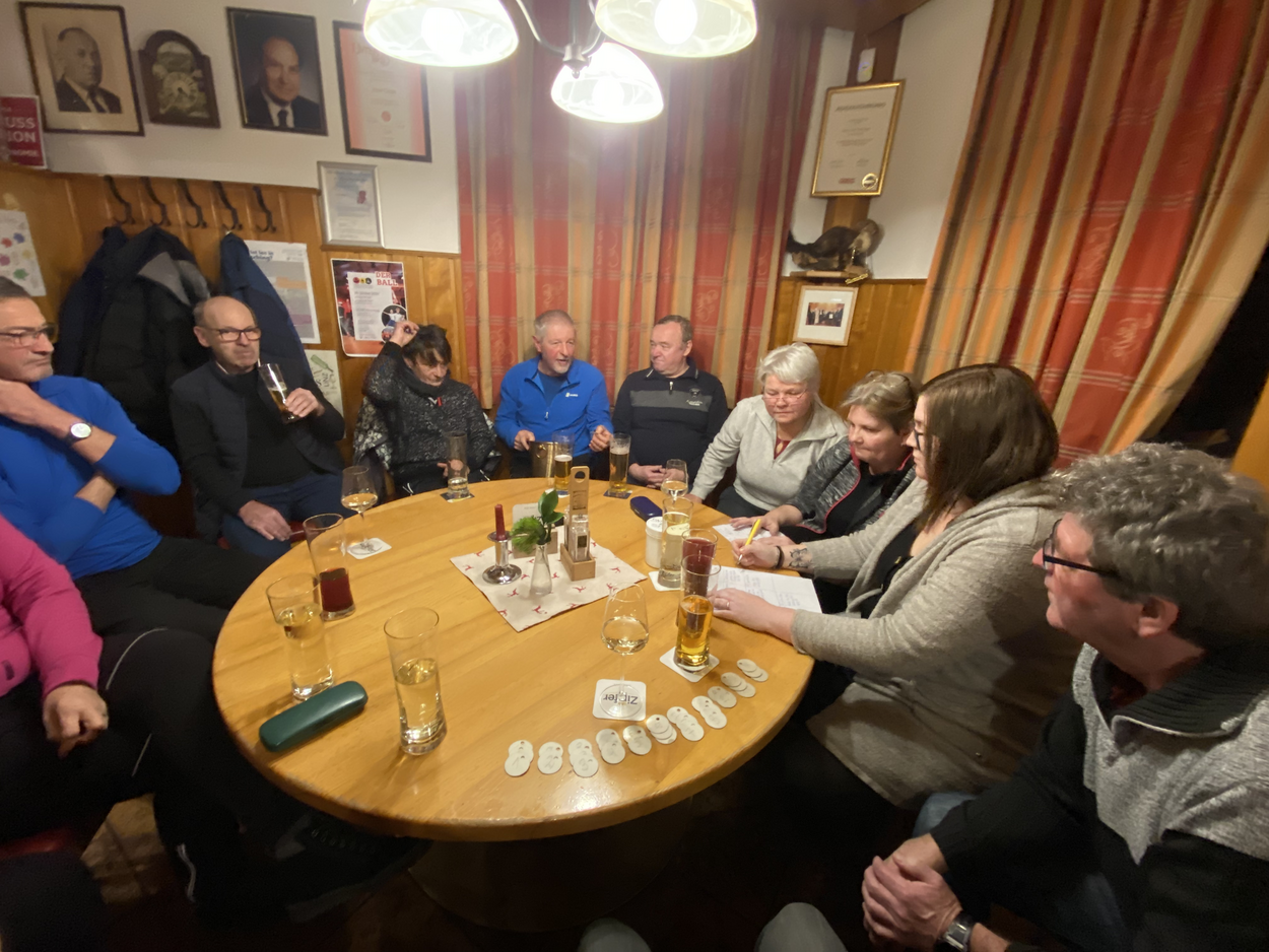 Vereinsmeisterschaft Stockschießen - Auslosung